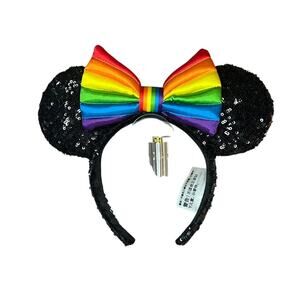 Minnie Mouse Pride Rainbow Ears